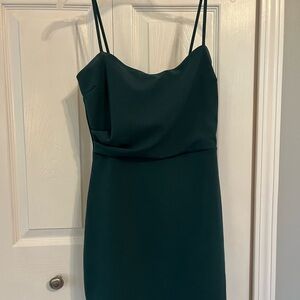 Dark Green Windsor bodycon mini dress